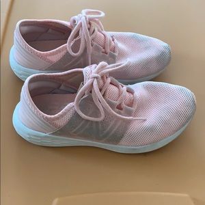 Girls New Balance pink sneakers size 2.5